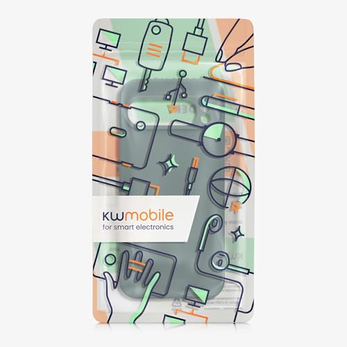 kwmobile Case Compatible with Google Pixel 9 Pro XL Case - Protective Slim TPU Phone Cover - Soft Matte Finish - Blue Green - color: blue green