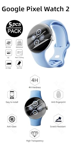 (8pcs) Smartwatch Hydrogel film for Google Pixel Watch 5/4 (45mm)