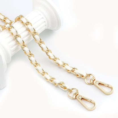 TENOC Universal Metal Phone Wrist Strap/Crossbody Chain - color: C-white