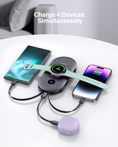 Portable Charger for Samsung Watch 8/Ultra/7/6/5 (Not for Watch 9/Ultra 2)