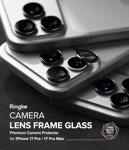 Ringke for iPhone 17 Pro Max / 17 Pro Camera Lens Protector [2 Pack] - size: iPhone 17 Pro / iPhone 17 Pro Max