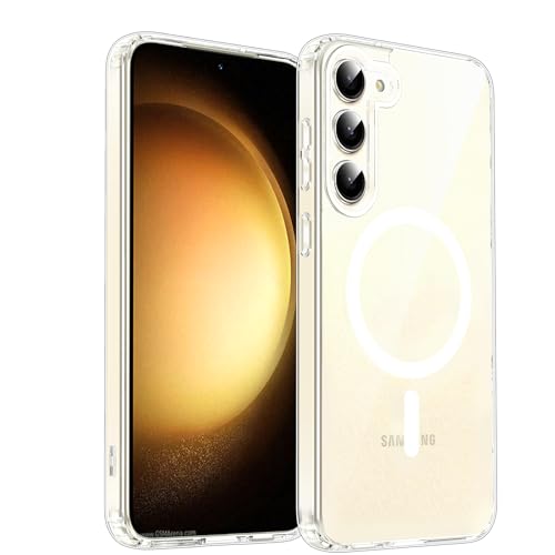 LeYi for Galaxy S23 Plus Phone Case: [Mag-Safe Fit] with Raised Camera Guard, Matte Translucent Slim Translucent Soft-Touch Protective para Samsung S23 Plus 5G Case, Clear - color: Clear, size: Galaxy S23 Plus (6.6 Inch)