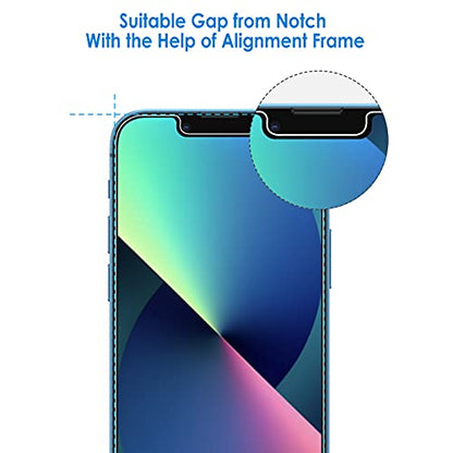 JETech Screen Protector for iPhone 13 Pro Max, 2-Pack | 9H Tempered Glass, HD Clear, Anti-Scratch Protection, Easy Installation Tool - size: iPhone 13 Pro Max