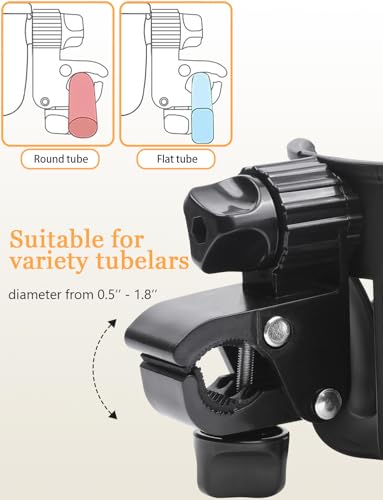 Universal Stroller Cup Holder with Phone Holder for Walker Wheelchair