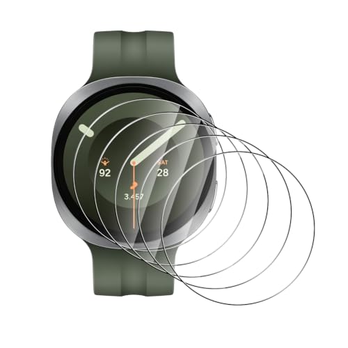 5 Pack Tempered Glass for Samsung Galaxy Watch 9 40mm Screen Protector,9H Hardness,Ultra Resistant,Anti-Fingerprints,No Bubbles,HD-Clear,Full Coverage Watch Film for Galaxy Watch 9 40mm - color: Samsung Galaxy Watch 9 40mm