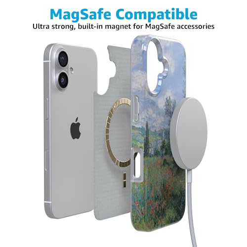 Casely iPhone 17 Case | Monet's View | The Met Museum | Compatible with MagSafe | Classic Ultra Slim Design - color: Monet's View | The Met Museum