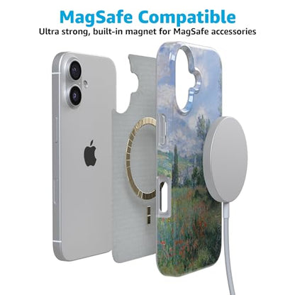 Casely iPhone 17 Case | Monet's View | The Met Museum | Compatible with MagSafe | Classic Ultra Slim Design - color: Monet's View | The Met Museum
