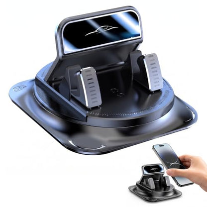 360 Degree Rotatable Car Phone Holder, Non-Slip Dashboard Cell Phone Holder, Universal Car Phone Mount Stand for Navigation and Viewing