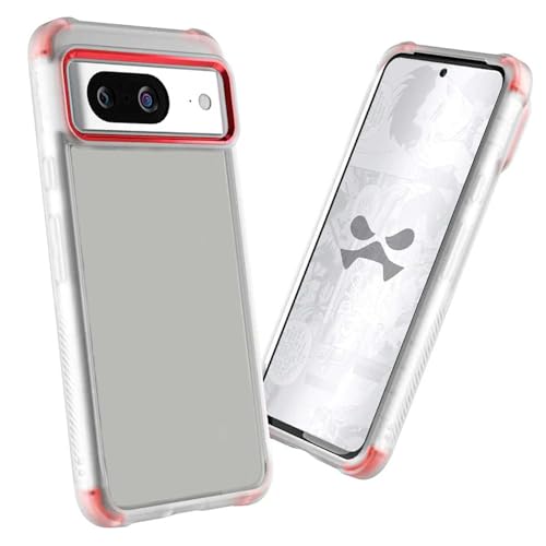 Ghostek Covert Pixel 8 Case Clear - Compatible with Wireless Charging, Silicone Fusion, Slim Fit Shockproof Phone Cover (6.2 Inch, Clear) - color: Clear, size: Pixel 8