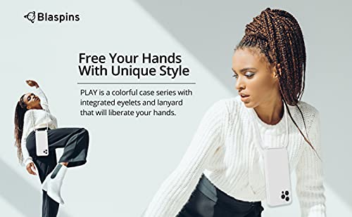Crossbody Lanyard Strap Case for iPhone 14 Pro Max, Neck Cross Body, Adjustable Holder Removable, Drop Protection Shockproof, Hands-Free Silicone Case 6.7 inch, 150 cm Strap, iP14PM - White - color: White