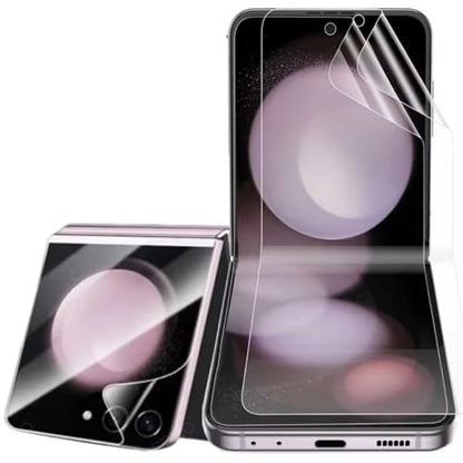 Z Flip 6 Hydrogel Film Screen Protector for Samsung Galaxy Z Flip6 5G, 2 Pcs Transparent Soft TPU Protective Film (NOT Tempered Glass) [Clear HD] [High Sensitivity] [Fingerprint Unlock Compatible] - color: Samsung Galaxy Z Flip6 5G
