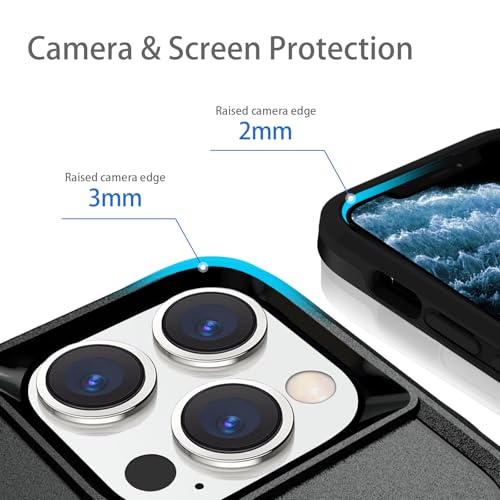 Designed for iPhone 11 Pro Case, Heavy Duty Protection Shockproof Dropproof Dustproof Anti-Scratch Phone Case Cover Protective Case, Black - size: for iPhone 11 Pro