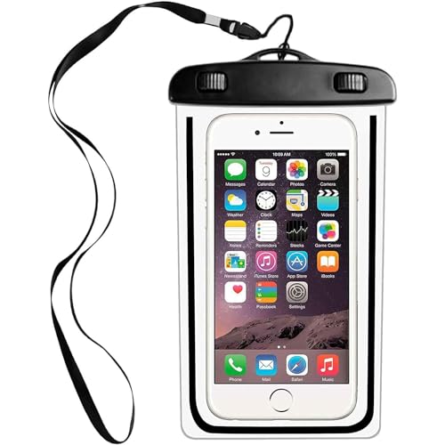 Waterproof Case Underwater Bag Compatible with Lively Jitterbug Smart4, Floating Cover Touch Screen IPX8 Pouch