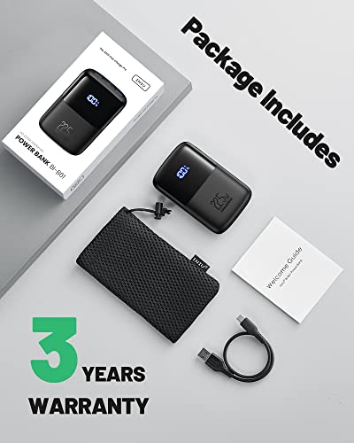 INIU Portable Charger, Smallest 10000mAh 22.5W Fast Charging Power Bank