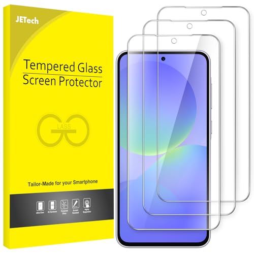 JETech Screen Protector for Samsung Galaxy A37/A36, 3-Pack - size: Galaxy A37/A36