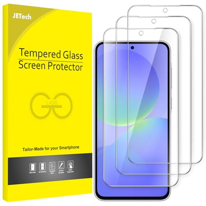 JETech Screen Protector for Samsung Galaxy A37/A36, 3-Pack - size: Galaxy A37/A36