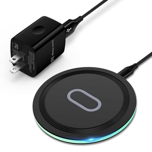 Wireless Charger Samsung Fast Charging Pad for Samsung Galaxy S26/S25 Ultra - color: Black