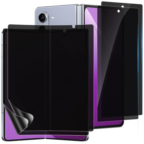 2 Sets Privacy Screen Protector for Samsung Galaxy Z Fold 5 7.6" - size: Samsung Galaxy Z Fold 5