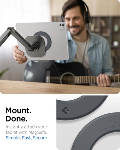 Spigen OneTap Clamp Tablet Stand, Magnetic Multi-Angle - size: Clamp Tablet Stand