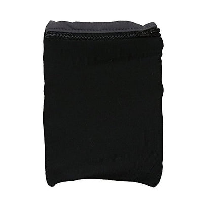Sprigs Wrist Wallet Running Wristband Pocket for Keys Cards Cash ID Phone - color: Black/Grey
