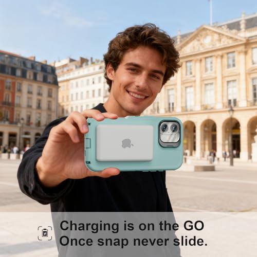 Follaroma for iPhone 16 Case with Magnetic,Heavy Duty Case,6.1'',Mint - color: Mint, size: iPhone 16 6.1''