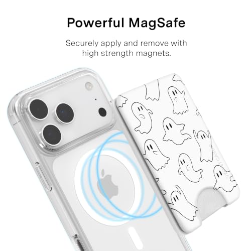 VELVET CAVIAR compatible with MagSafe Wallet - Magnetic Card Holder - color: Ghosted