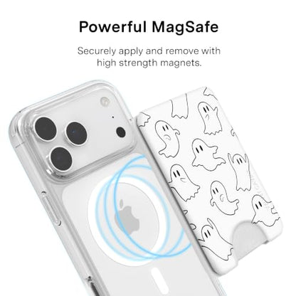 VELVET CAVIAR compatible with MagSafe Wallet - Magnetic Card Holder - color: Ghosted
