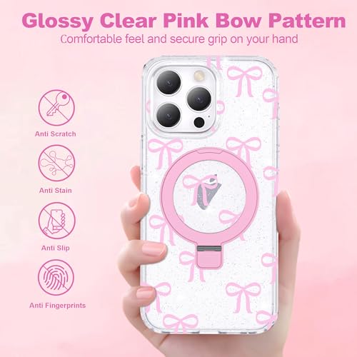 Butterfly Case for iPhone 14 Pro Max with Stand 6.7",C-Pink - color: C-Pink, size: Iphone 14 Pro Max