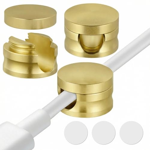 3 Pack Upgraded Cord Management Clips with Extra-Large Adhesive