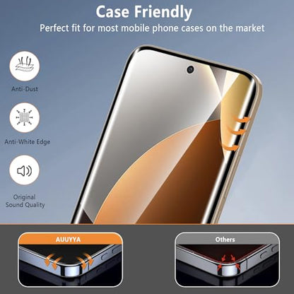 3-Pack for Xiaomi Redmi Note 15 Pro+ Plus 5G Screen Protector Tempered Glass, 3D Full Edge Coverage Film, 9H Hardness HD Bubble-Free Film, Anti-Scratch Premium Protective Glass - size: Redmi Note 15 Pro Plus
