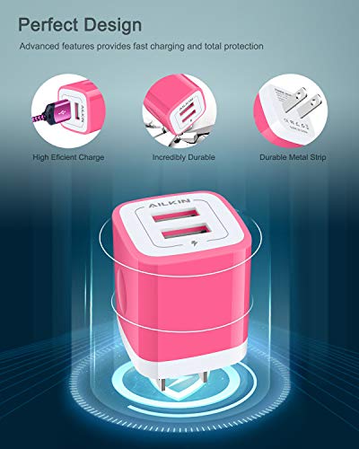 [Apple MFI Certified] iPhone Charger for 14/13/12/12 Mini/12 Pro/12 Pro Max - color: Pink, style: Lightning