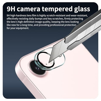 4-Pack Camera Lens Protector for iPhone 17e/16e, 9H Tempered Glass Camera Cover Screen Protector Accessories, HD Clarity, Anti-scratch, Case Friendly, Shockproof Full Protective - size: 17e/16e Lens