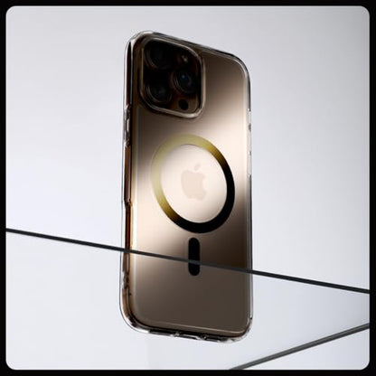 Spigen for iPhone 16 Pro Case, Ultra Hybrid MagFit [Anti-Yellowing] [Compatible with Magsafe] - Clear Gold - color: Clear Gold, size: iPhone 16 Pro