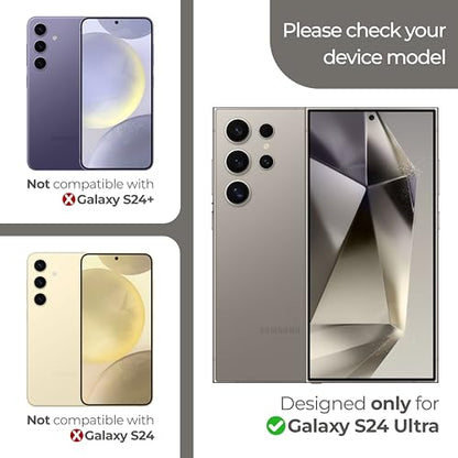 ArmorSuit 3 Pack for Samsung Galaxy S24 Ultra Screen Protector (6.8") Max Coverage MilitaryShield HD Clear Film - Made in USA - size: S24 Ultra