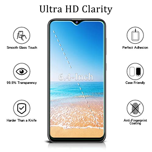MAYtobe 2 Pack For Samsung Galaxy A20 Tempered Glass Screen Protector - size: Samsung A20