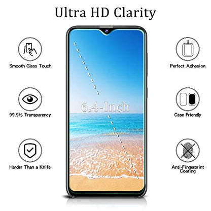 MAYtobe 2 Pack For Samsung Galaxy A20 Tempered Glass Screen Protector - size: Samsung A20