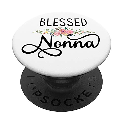 Blessed Nonna Italian Grandmother PopSockets PopGrip: Swappable Grip for Phones & Tablets