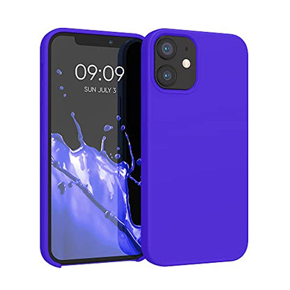 kwmobile Case Compatible with Apple iPhone 12 mini Case - TPU Silicone Phone Cover with Soft Finish - Baltic Blue - color: Baltic Blue, size: iPhone 12 mini