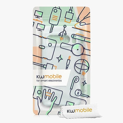 kwmobile Case Compatible with Google Pixel 8 Pro Case - TPU Silicone Phone Cover with Soft Finish - Cool Mint - color: Cool Mint, size: Pixel 8 Pro