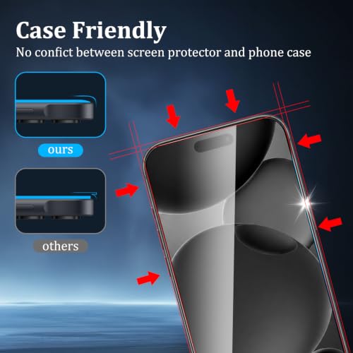 3 Pack Clear Screen Protector for iPhone 18 Pro Max - size: iPhone 18 Pro Max 3+3PCS