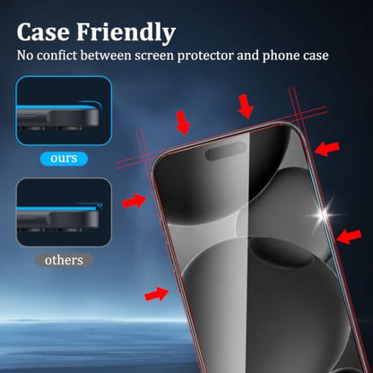 3 Pack Clear Screen Protector for iPhone 18 Pro Max - size: iPhone 18 Pro Max 3+3PCS
