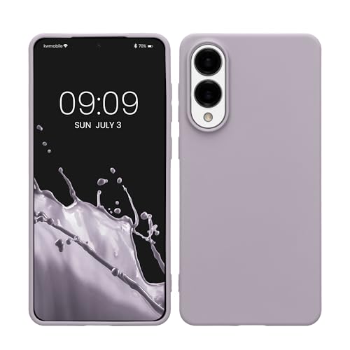 kwmobile Case Compatible with Samsung Galaxy S25 Edge Case - Soft Slim Protective TPU Silicone Cover - Lavender - color: lavender, size: Galaxy S25 Edge