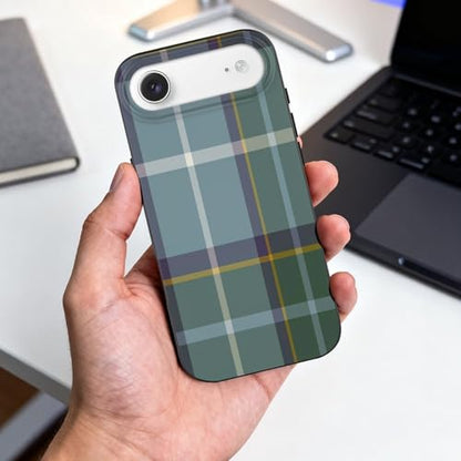 Isle of Man Manx District TartanAnti-Yellowing Soft TPU Phone Case for iPhone 17, Shockproof and Scratch-Resistant Case - color: black-style-215