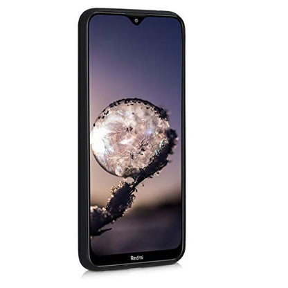 kwmobile Case Compatible with Xiaomi Redmi 8 Case - Protective Slim TPU Phone Cover - Soft Matte Finish - Black Matte