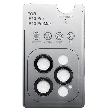 TENOC Camera Lens Protector for iPhone 13 Pro & 13 Pro Max, Black - color: Black