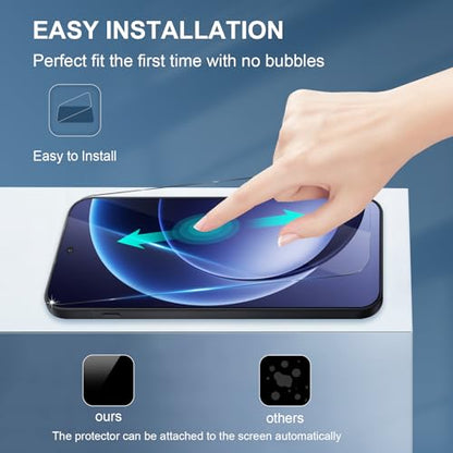 GiiYoon-3 PACK Screen Protector for OnePlus 15 [HD Full Coverage] [Easy Installation] [Scratch Resistant] [9H Hardness] - size: OnePlus 15