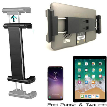 LycoGear Lycan Series Tablet & Smartphone Holder w/1 inch Ball for iPad Tablets | iPhone Pro Air MAX Plus | Galaxy Tab S Fold | Pixel | Surface | GPS & More