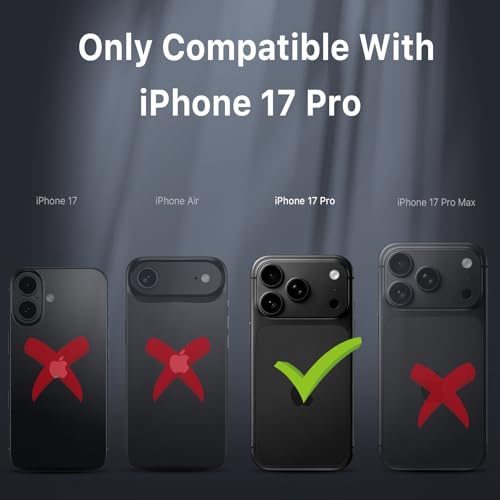 M MYBAT PRO for iPhone 17 Pro Case with Belt Clip Holster,[Compatible with Magsafe] w/Screen Protector,Anti-Drop,Shockproof,w 360°Rotating Kickstand,Heavy Duty Protection (Plum) - color: Plum