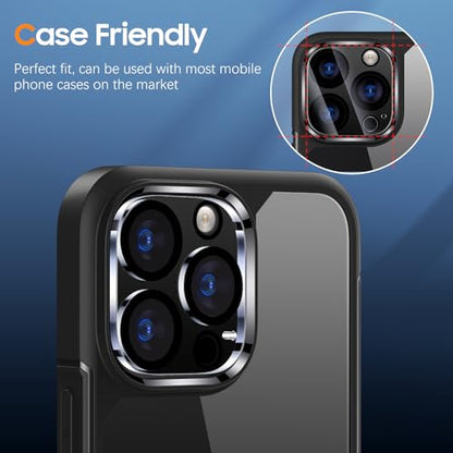 UniqueMe NEW 2022 with iPhone 12 Pro Max Camera Lens Protector-Black - color: Transparent, size: 12 Pro Max