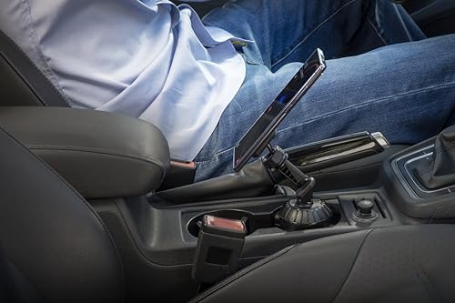 Scosche Cup Holder Phone Holder for Car, Magnetic Cell Phone Holder with Adjustable Neck & 360° Rotation, Universal Car Mount for iPhone/Android, Fits Cup Holders Up to 3.5", Not MagSafe Compatible - style: Cup Holder
